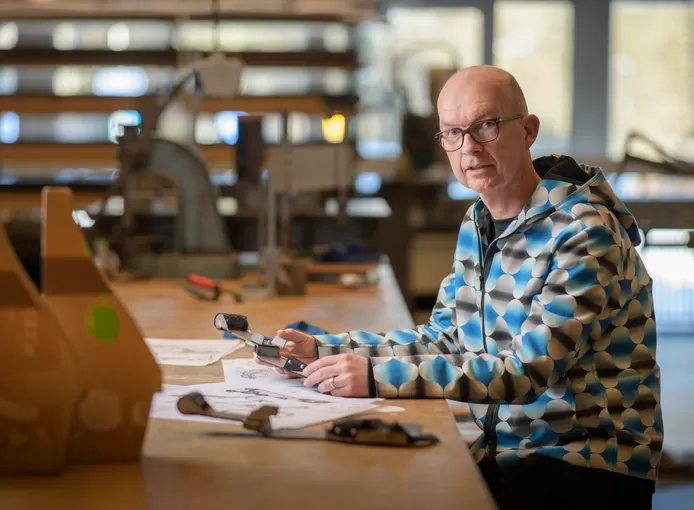 Wouter Eggink, werkt aan de faculteit Engineering Technology en is designonderzoeker